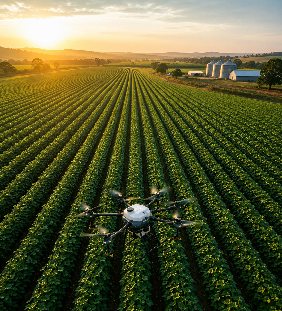 Agralon drone in the field